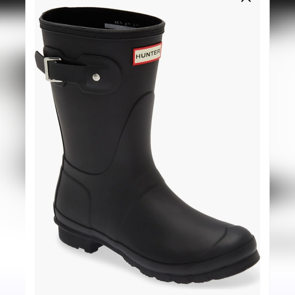 Hunter Original Short Black Rain Boots